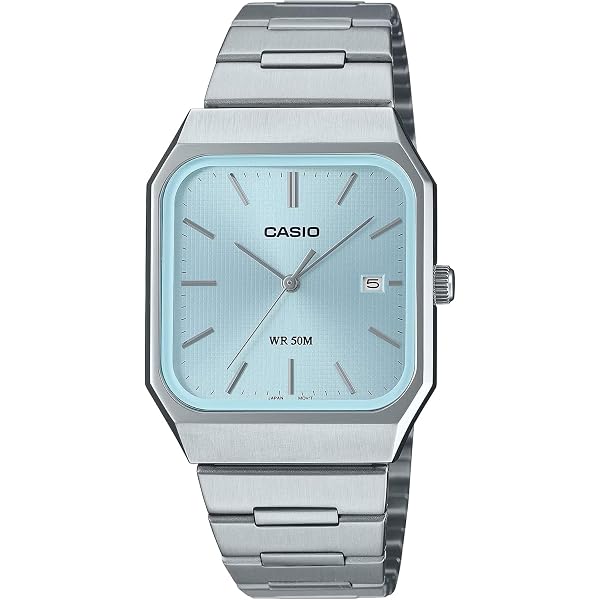 Amazon | Casio Enticer メンズ MTP アナログ腕時計, スカイブルー
